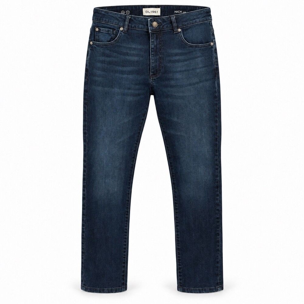 DL1961 Nick Slim Jeans Straight Mens 34x29 Blue Breathable Stretch Preppy
